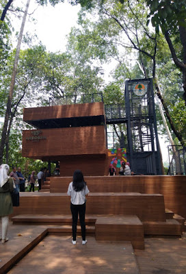Arborea Cafe di Arboretum Lukito Daryadi, Manggala Jakarta
