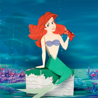 Free Printable Ariel 3D.