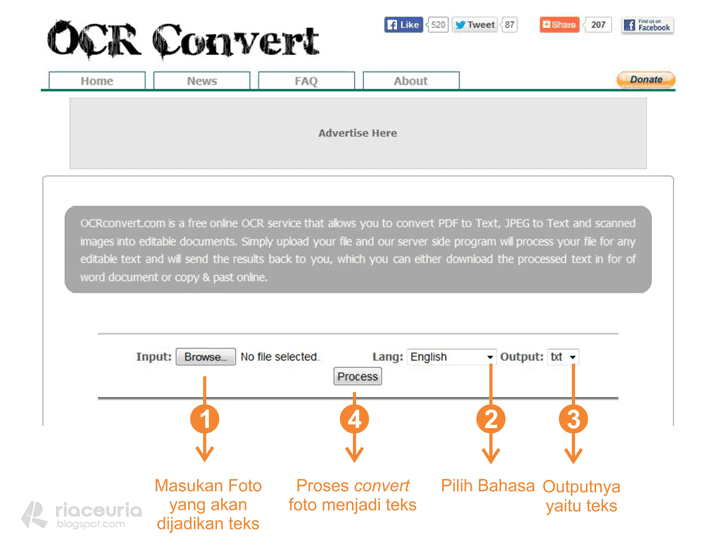 convert teks from image site