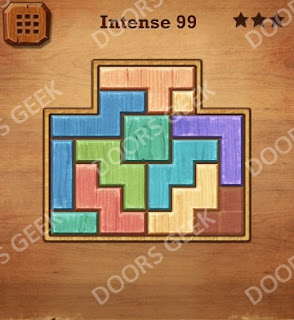 Cheats, Solutions, Walkthrough for Wood Block Puzzle Intense Level 99