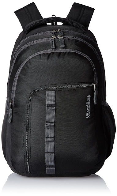 American Tourister Comet Black Casual Backpack 