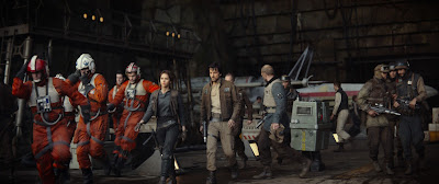 Felicity Jones and Diego Luna in Rogue One A Star Wars Story