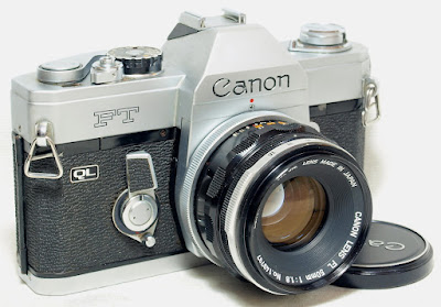 Canon FT QL (Chrome) Body #704, Canon FL 50mm 1:1.8 #797
