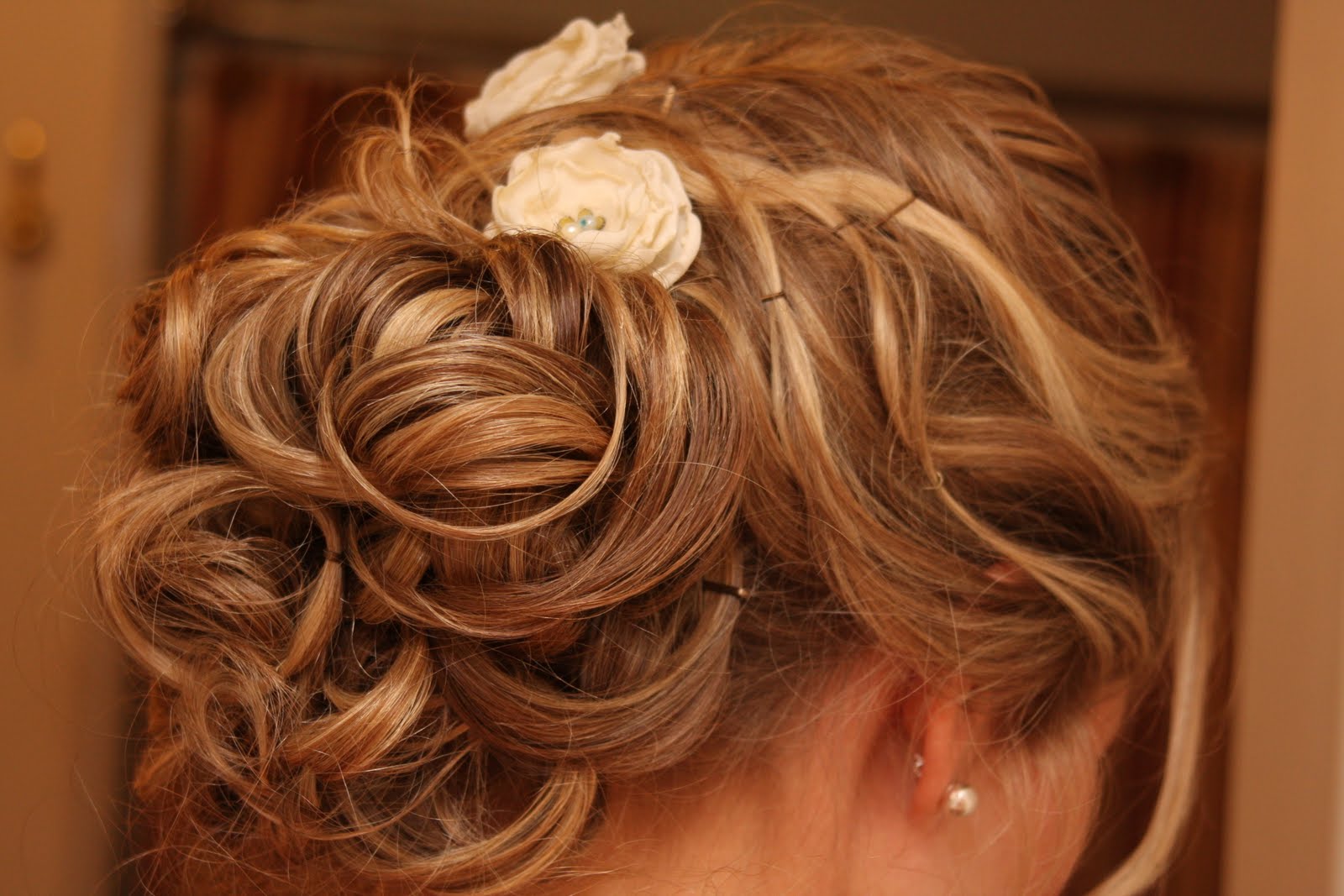 Side Hairstyles on My Romantic Wedding Hair In A Low  Side Bun