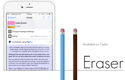 Cara Menghapus Jailbreak iOS 9.3.3 Menggunakan Cydia Eraser 