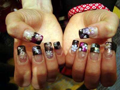 Nail art has become a big fashion item for Japanese women and some men 