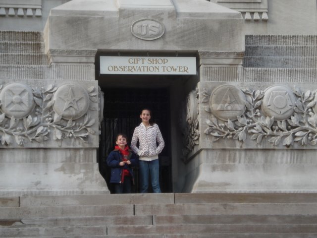 Kids at the circle in Indy