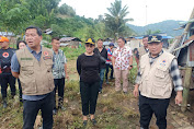 Cepat tanggap bencana, Bupati Kumendong dampingi Wagub Kandouw tinjau lokasi bencana dan serahkan bantuan