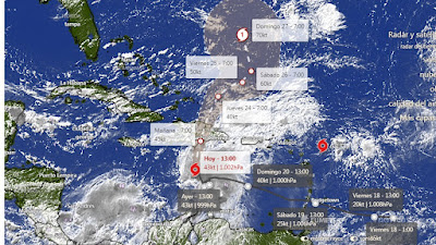Elevan a 24 las provincias en alerta roja por paso de la tormenta Franklin - @EntreJerez