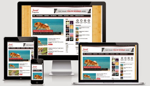 Jarid Responsive Blogger Template