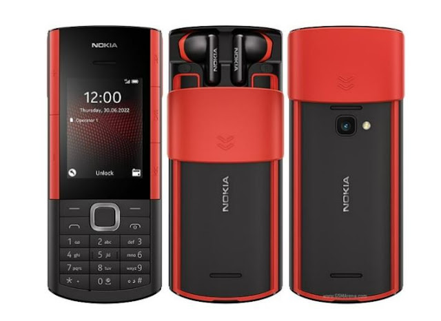 Nokia 5710 XpressAudio has built-in wireless earbuds