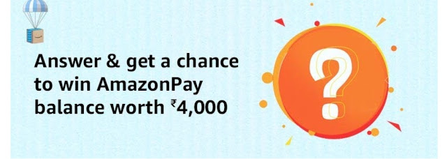 Amazon Quiz Answers Today 23 July 2020 And Win Rs. 4000 Amazon Pay Balance