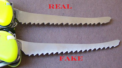 Fake, Replica, Counterfeit of Swiss Army Knife (SAK) - Victorinox