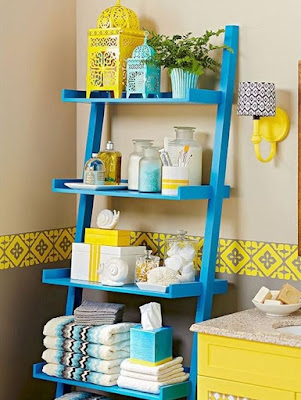 Color choice idea for nice bathroom storage