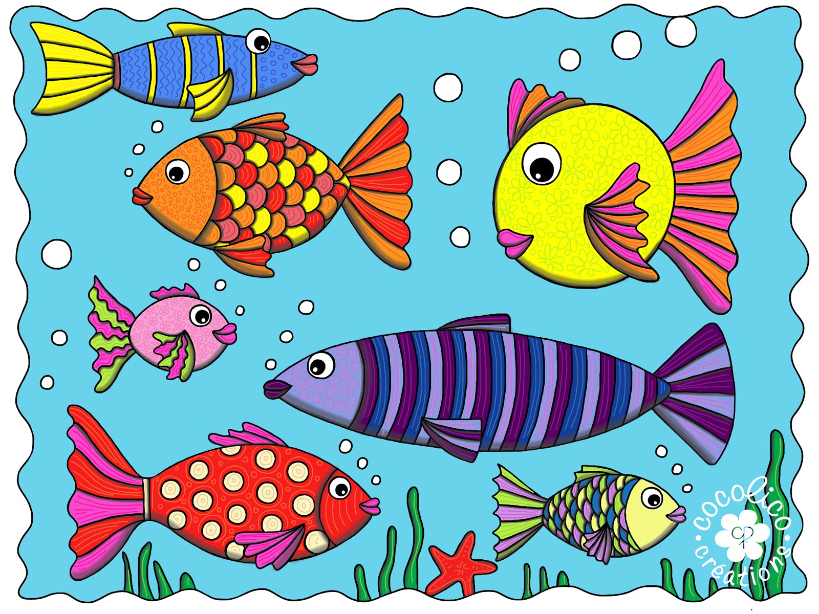 Cocolico Creations Poissons Davril