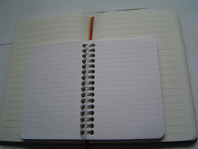 Here's a comparison with a small Clairefontaine notebook:
