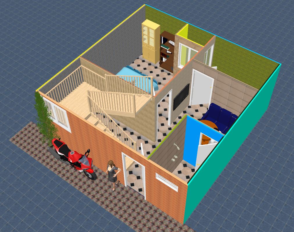 Civil Engineer Deepak Kumar 400 Square Feet House Plan With 3d View