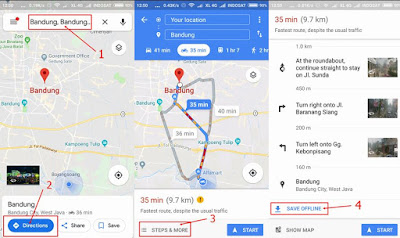 Langkah Menggunakan Google Maps Seteknik Offline Cara Memakai Google Maps Seteknik Offline Di Android Tampa Derma Aplikasi