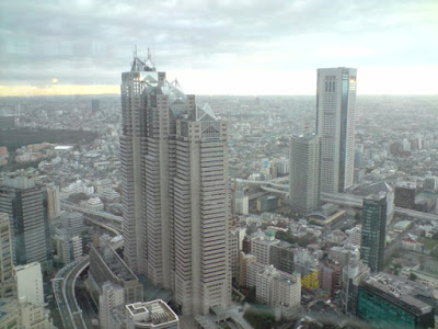 Inmejorables vistas desde las torres del Tokyo City Hall.