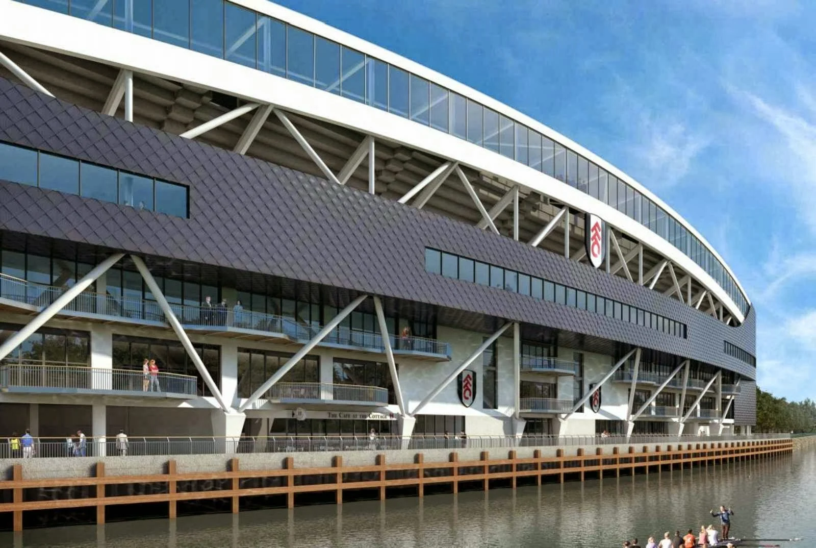 Riverside Stand Expansion by Kss