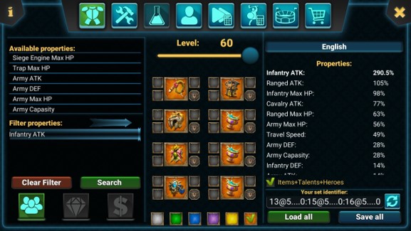  Gear Tersakit Infantry Untuk Menyerang  Gear Tersakit Infantry Untuk Menyerang (Full Attack) Pada Game Lords Mobile
