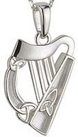 Irish Harp Jewelry