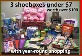 Why I shop year round for my Operation Christmas Child shoeboxes.