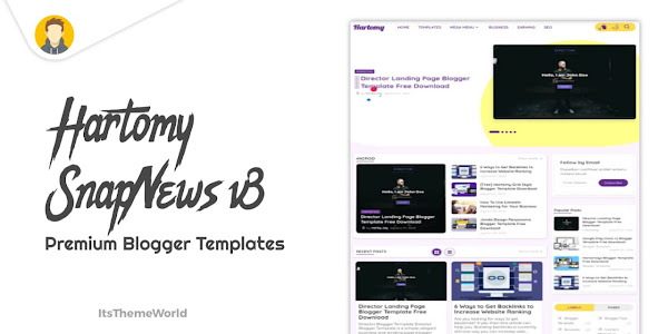 Hartomy Snapnews v3 premium template