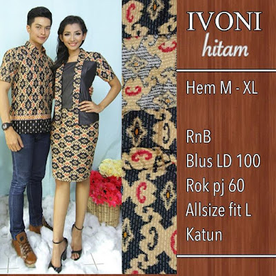 Baju-Batik-Pasangan-Ivoni-Hitam-SP8090