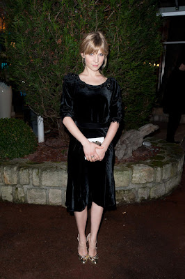 Clemence Poesy Little Black Dress