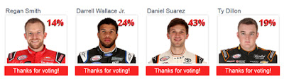 Dash for Cash Drivers, Wallace Jr., Dillon, Smith, and Suarez Dash for Cash Drivers, Wallace Jr., Dillon, Smith, and Suarez (#nascar)