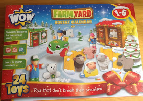 picture of front of the advent calendar box