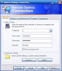 Windows Remote Desktop Connection