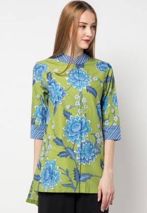 15 Contoh Model  Baju  Batik  Santai  Simpel Elegan Modern 2019