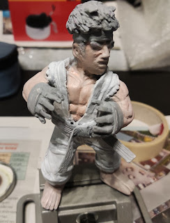 Ryu Figure with Chest Painted