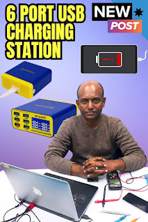 6 port USB charging station guide