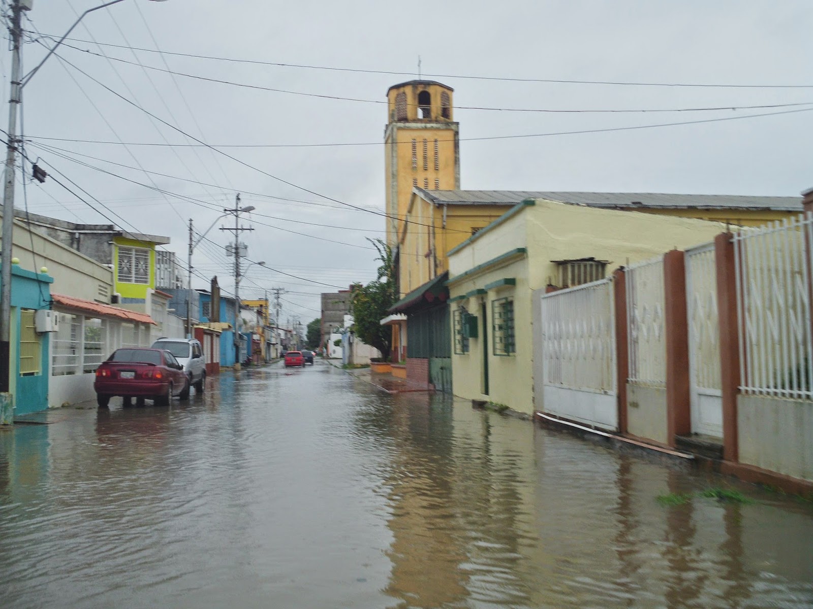 Foto Mancheta: San Fernando cuando llueve se convierte en las calles son anegables.