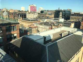 View of Glasgow city from the The Centre for Design and Architecture