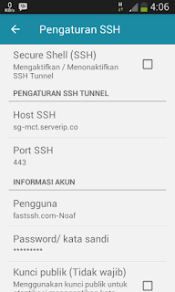  Pada postingan yang kemudian saya sudah mengembangkan  Cara Membuat Config Http Injector Sendiri