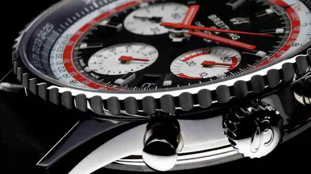 Description of Replica Breitling Navitimer Swissair Special Edition Stainless Steel 43mm Watch