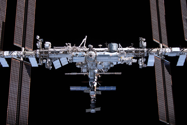 Another image of the International Space Station that was taken by European Space Agency astronaut Thomas Pesquet aboard SpaceX's Crew Dragon Endeavour capsule...on November 8, 2021.