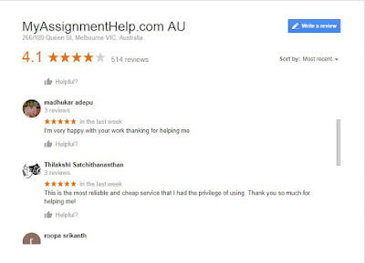 My Assignment Help G+ Reviews