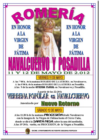 ROMERIA NAVALCUERVO POSADILLA 2012