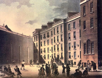 The Fleet Prison from Ackermann's Microcosm of London (1808-10)