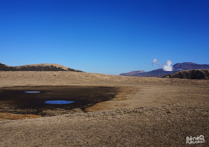 Kusasenri et cratère, Mont Aso