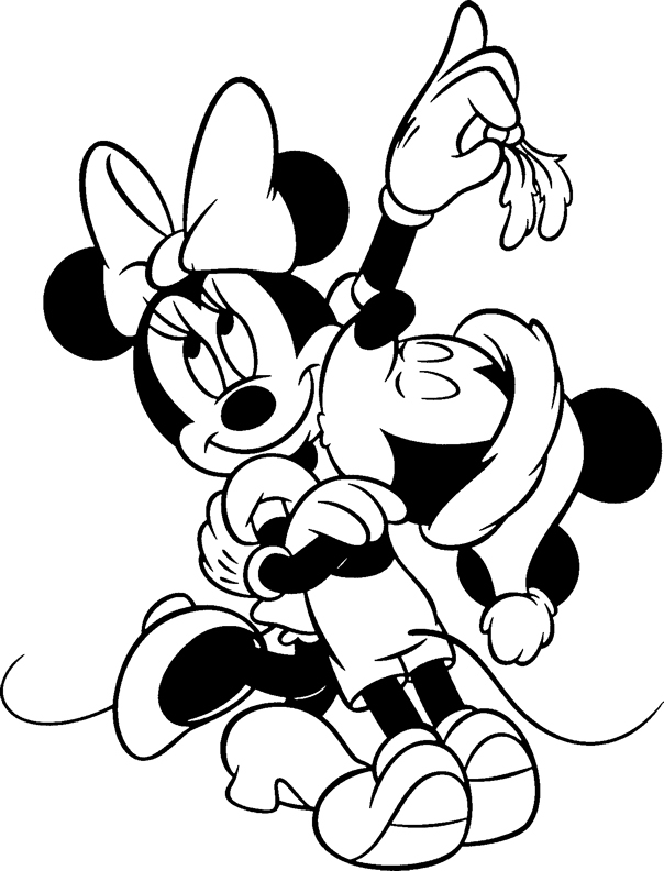 Mickey Mouse Christmas Coloring Pages 5