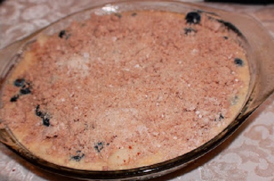 streusel topping on baking mix apple pie