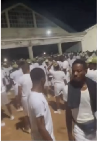 Corps Members In Anambra Protest Against Camp Commandant Over Incessant Punishments [VIDEO]