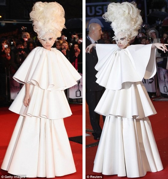 I mean this basically IS a wedding gown Big white and poufy