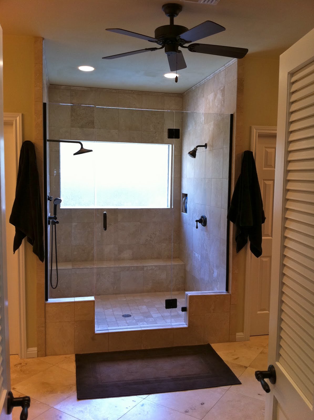 Remodelaholic | Master Bathroom Remodel with Double Shower